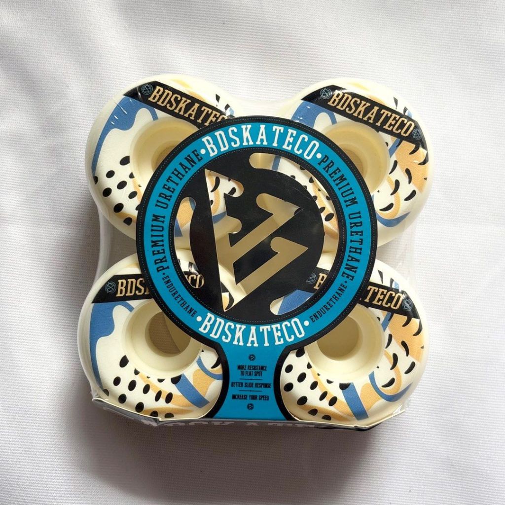 BDSkateco “Splash” 52mm 100a Skateboard Wheels-Halfpiped 