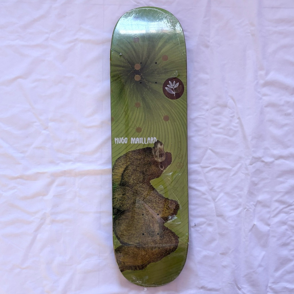 Magenta “Camel” 8.5” x 31.9” Hugo Maillard Model Skateboard Deck