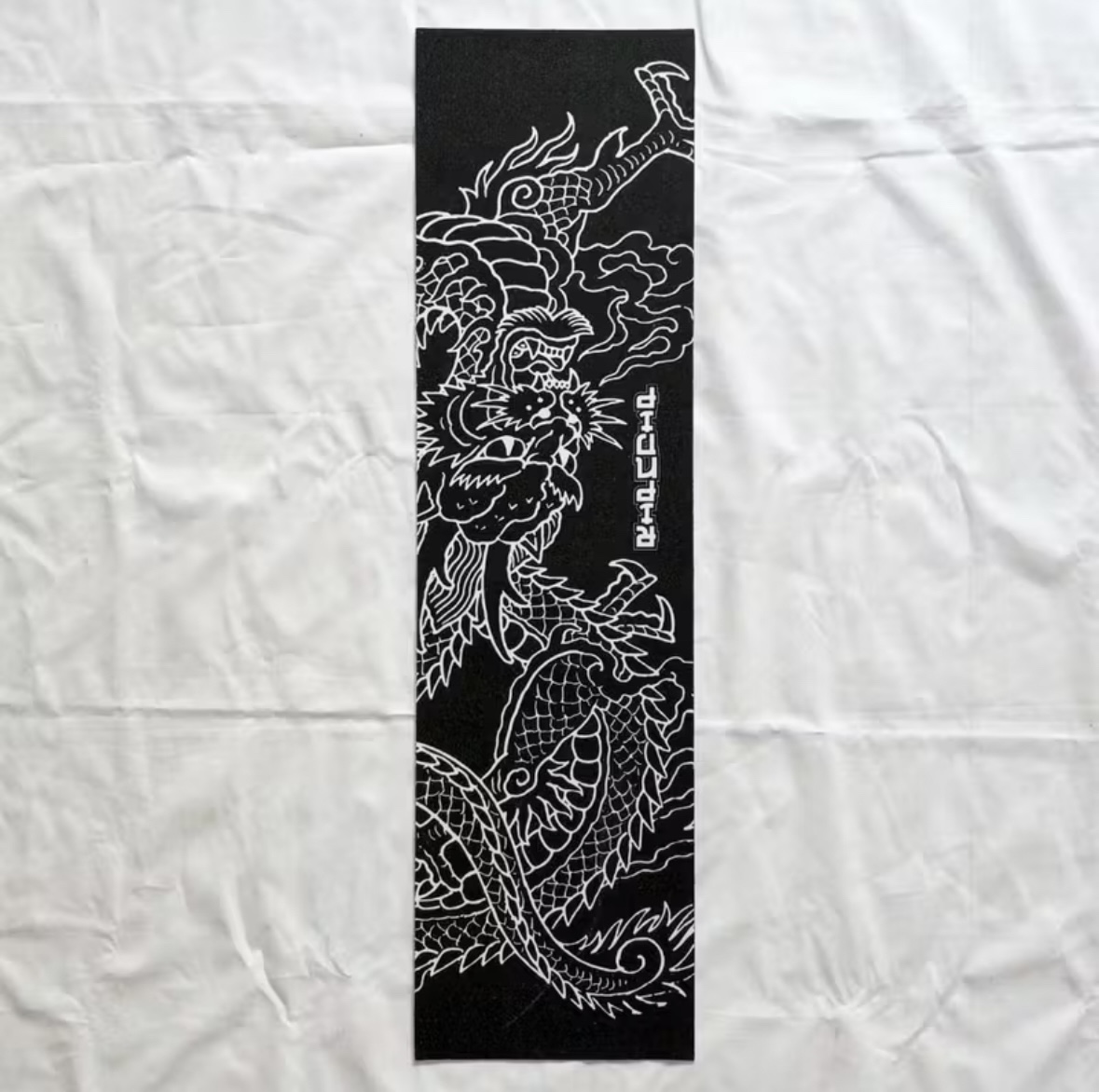RipnDip "White Dragon" Skateboard Grip Tape