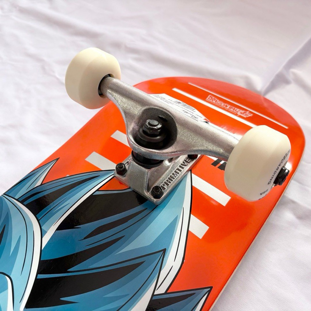 Primitive x Dragon Ball Z “Goku” 8.0”/8.25" Skateboard Complete-Halfpiped