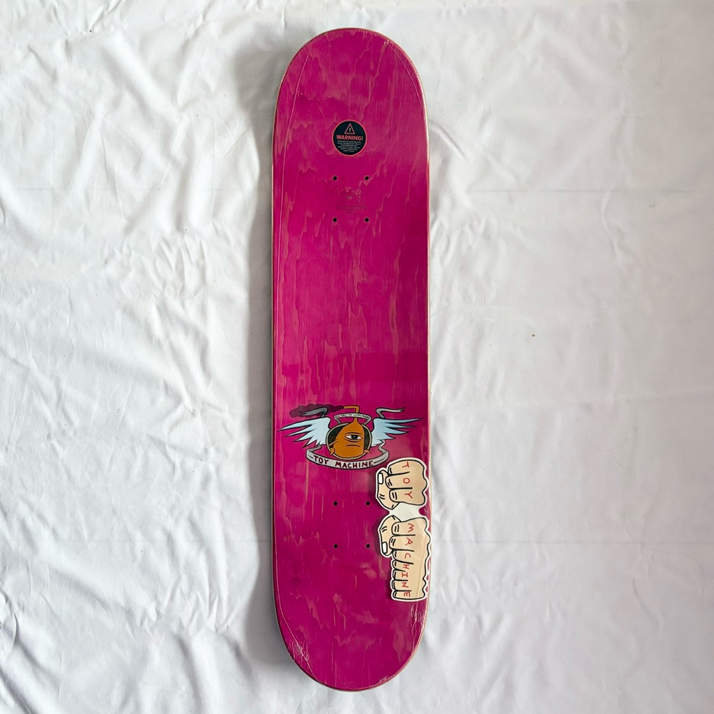 Toy Machine “Fist” 8.0” x 31.5” Skateboard Deck-Halfpiped 