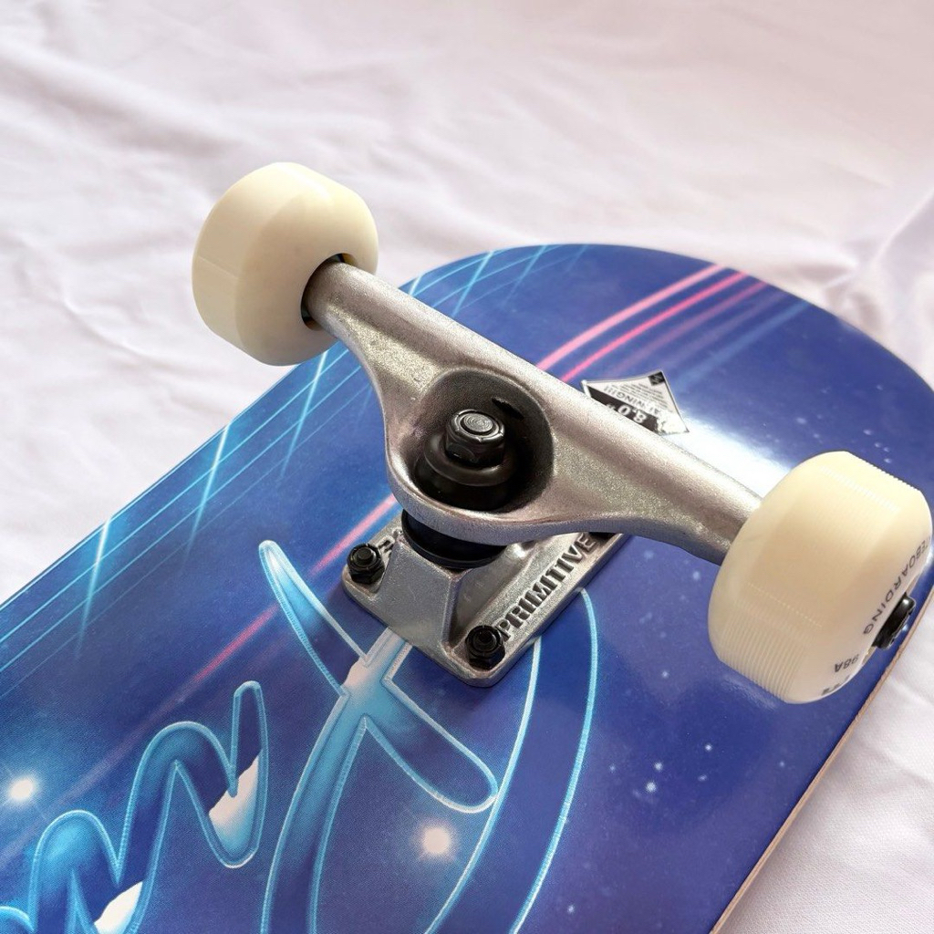 Primitive “Retro” 8.0” Skateboard Complete-Halfpiped 