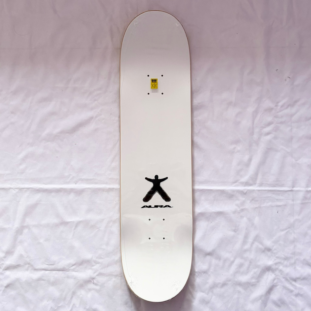 Aura “Yellow Figure” 8.25” x 31.5” Skateboard Deck-Halfpiped 