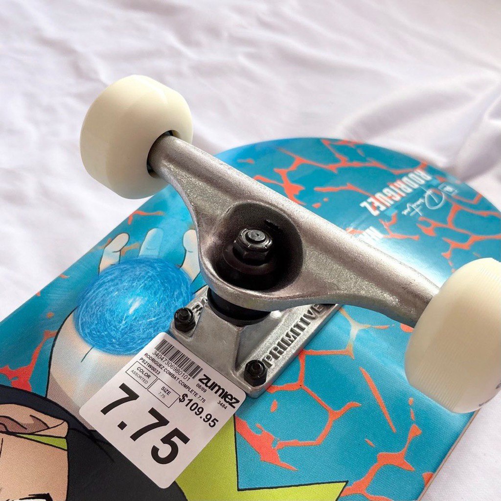 Primitive x Naruto “Naruto” 7.75” Skateboard Complete-Halfpiped