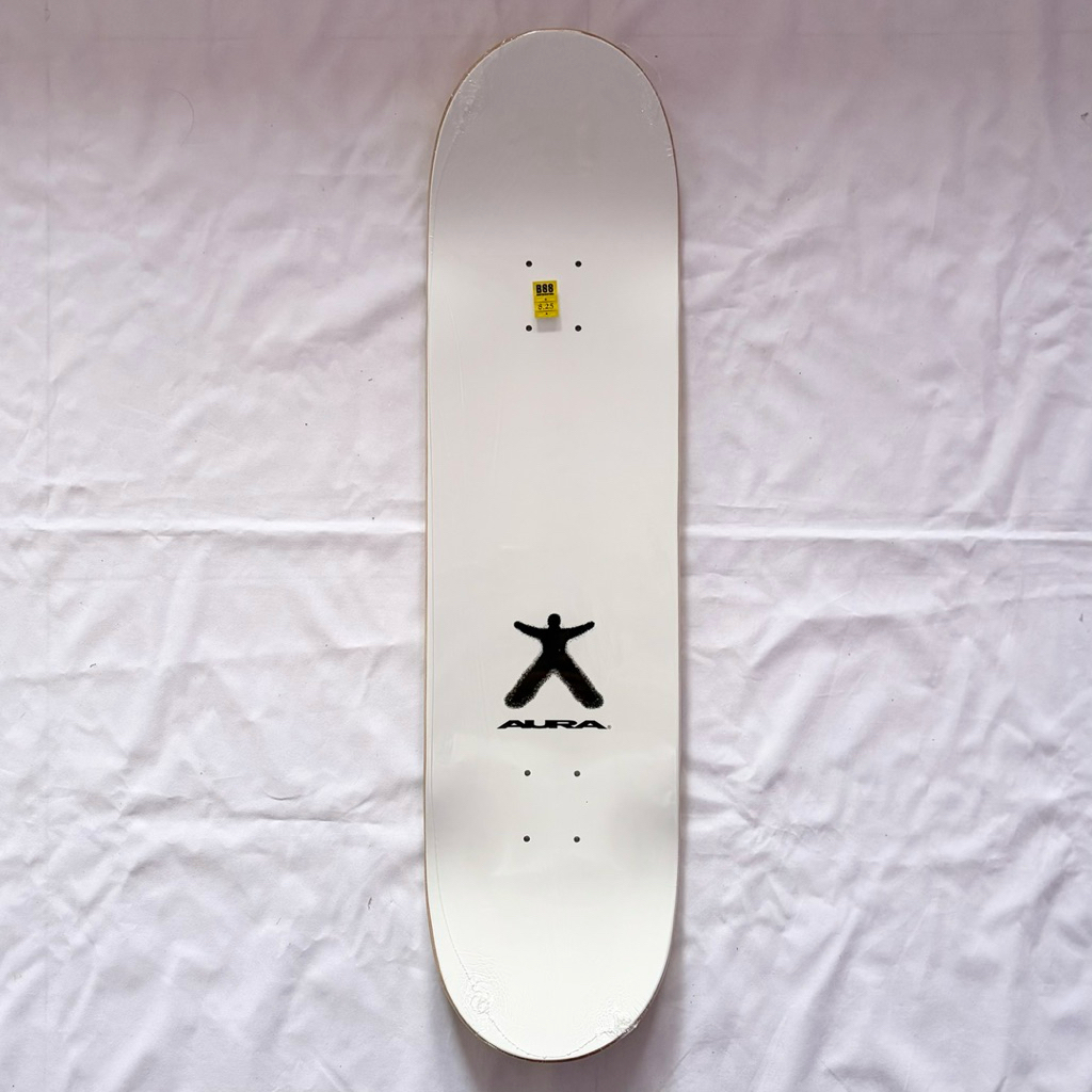Aura “Yellow Chains” 8.25” x 31.5” Skateboard Deck-Halfpiped 