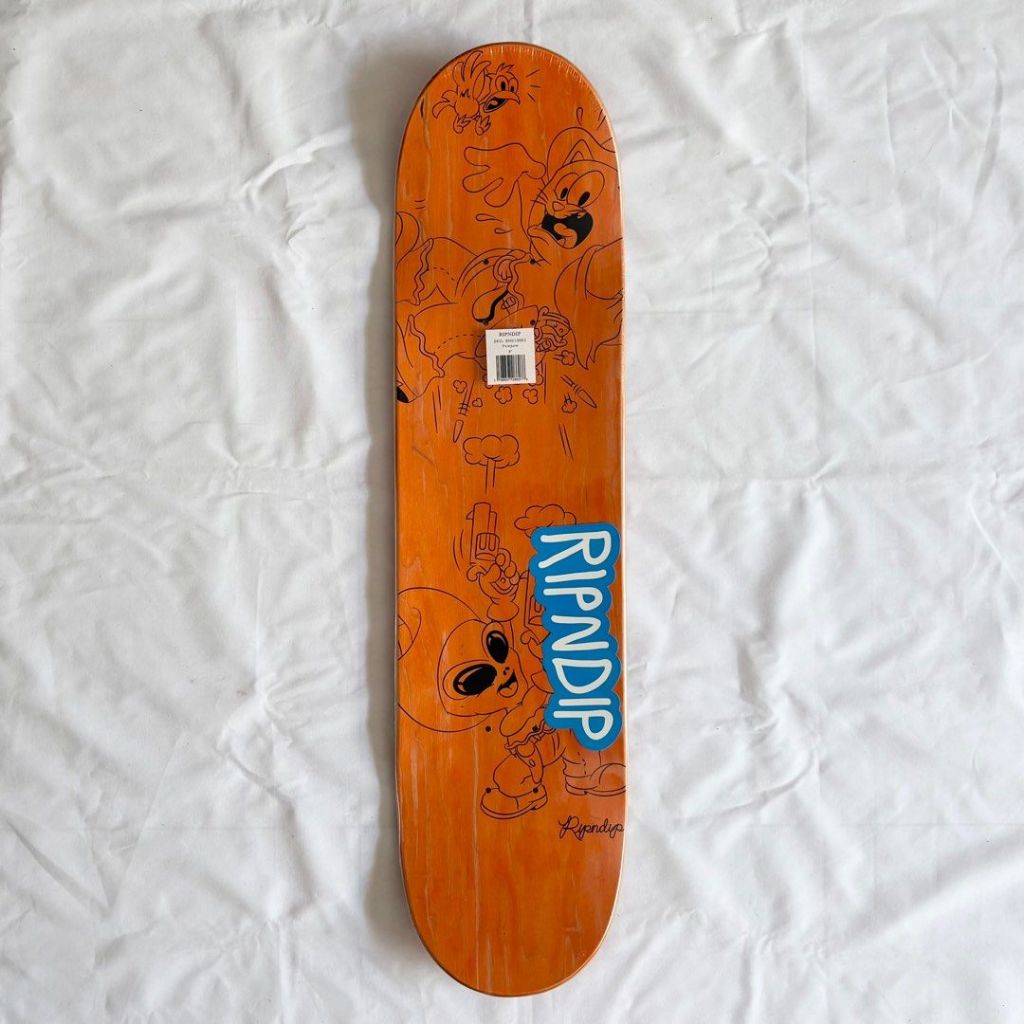 RipnDip “Pew” 8.0” x 31.5” Skateboard Deck-Halfpiped