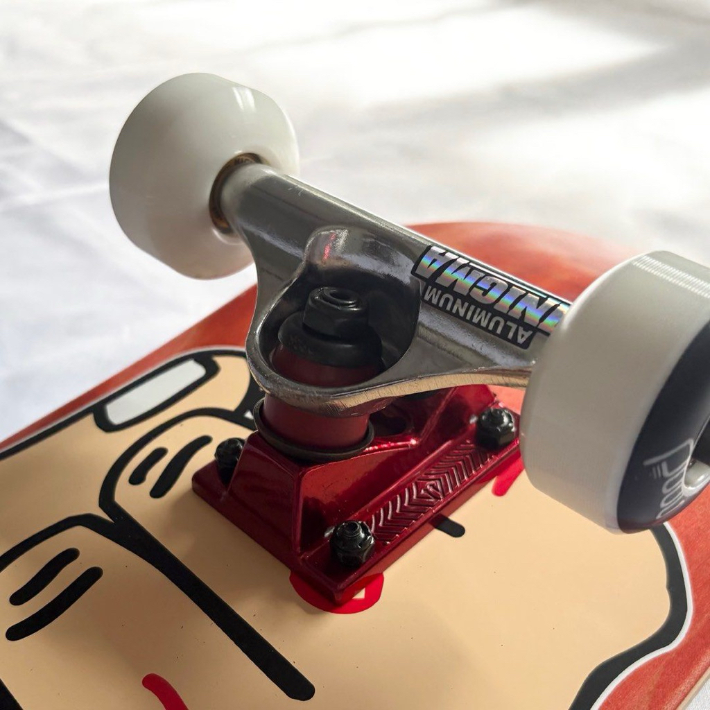 Toy Machine “Red Fist” 7.375” Kids Custom Skateboard Complete-Halfpiped