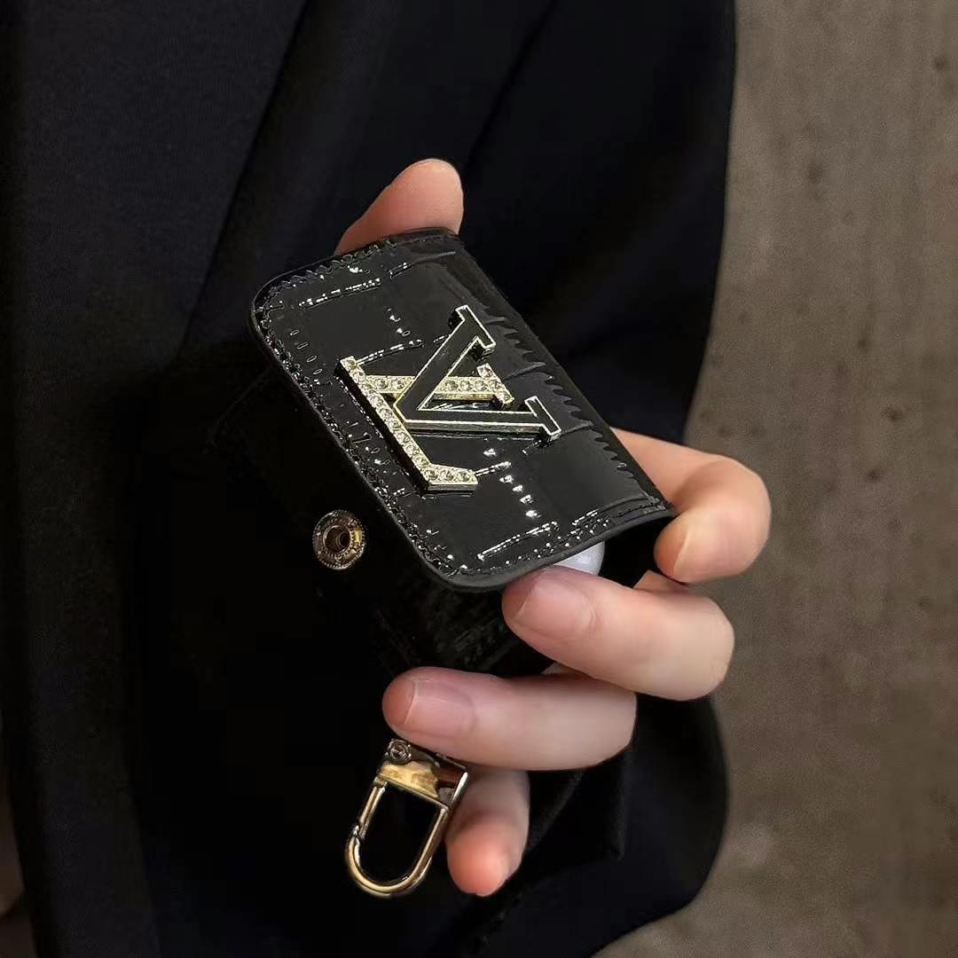 LV耳機包(帶背帶)-專櫃皮質製作