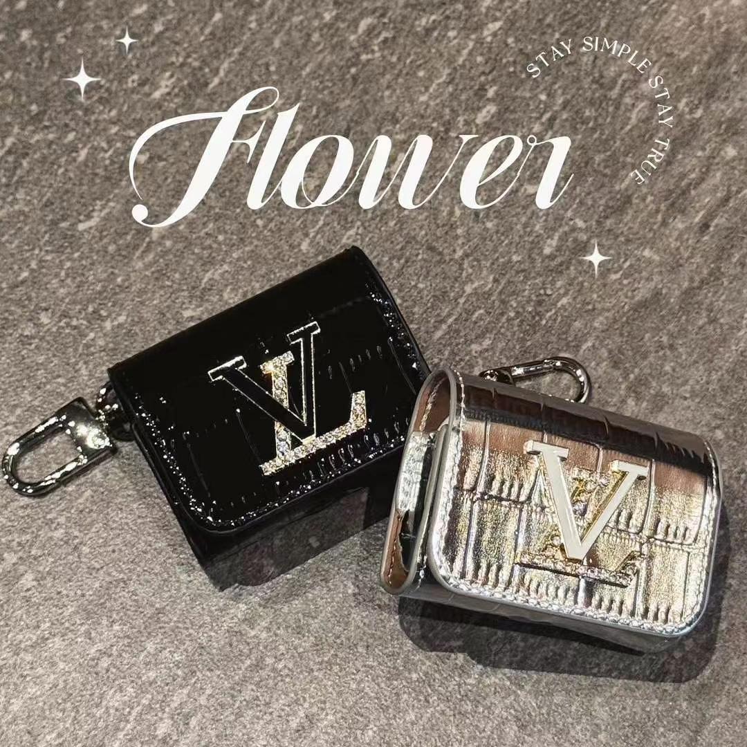 LV耳機包(帶背帶)-專櫃皮質製作