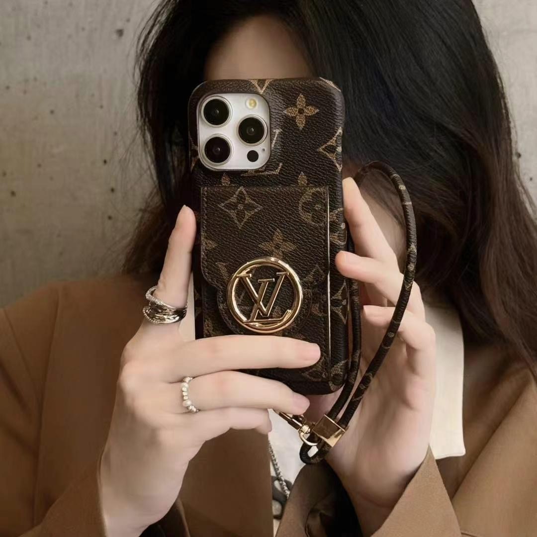 Louis Vuitton 手機卡包(内置鏡子)