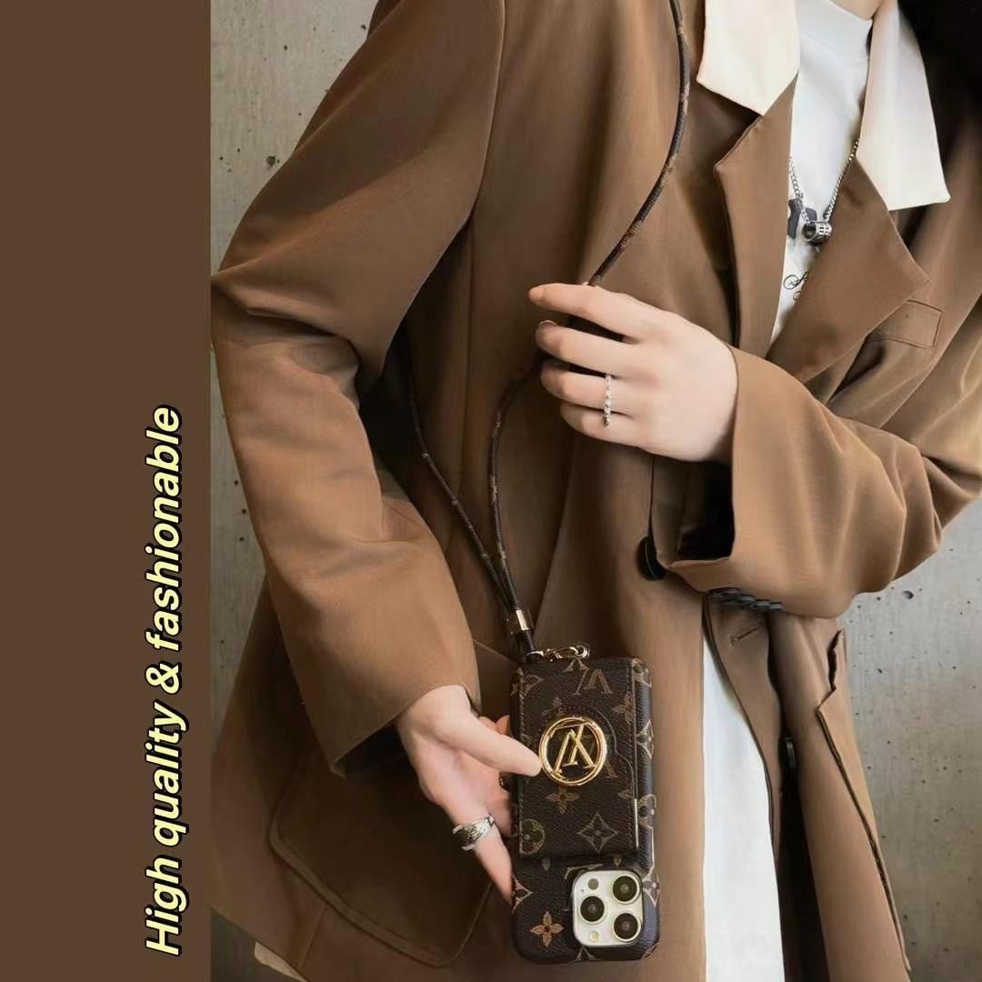 Louis Vuitton 手機卡包(内置鏡子)