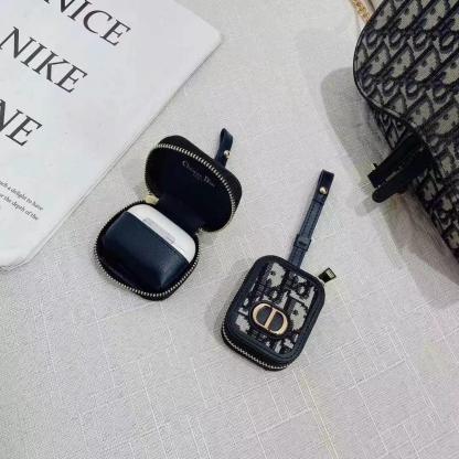 Dior耳機包（帶背帶）-專櫃皮質製作