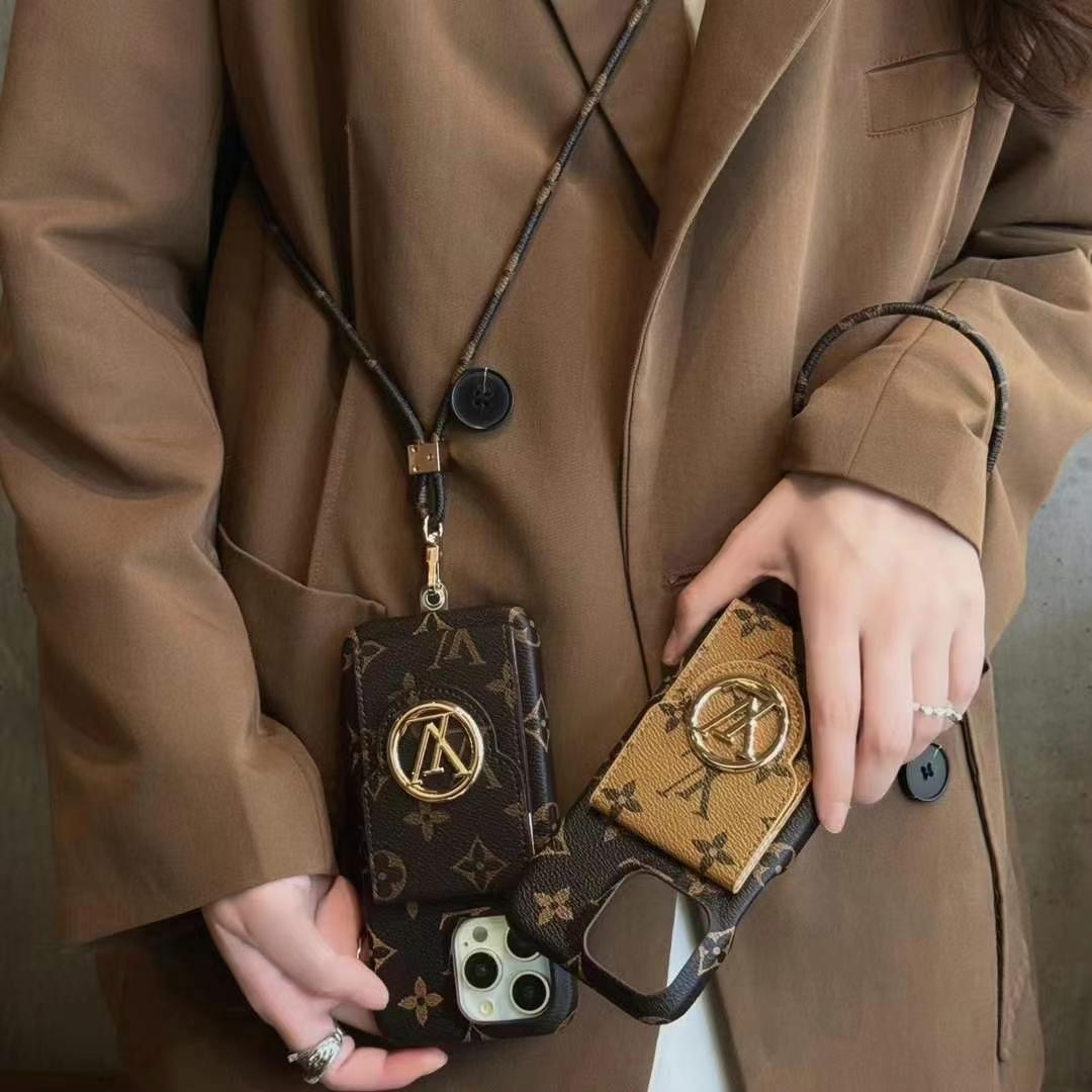 Louis Vuitton 手機卡包(内置鏡子)
