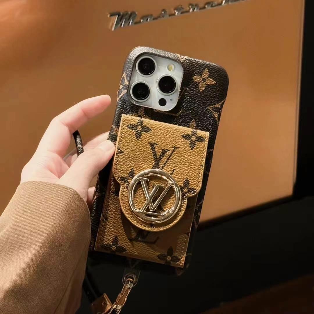 Louis Vuitton 手機卡包(内置鏡子)
