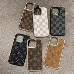 LV 款簡約手機殼(無背帶)-超個性手機殼,專櫃皮質製作,不與地攤貨比較!