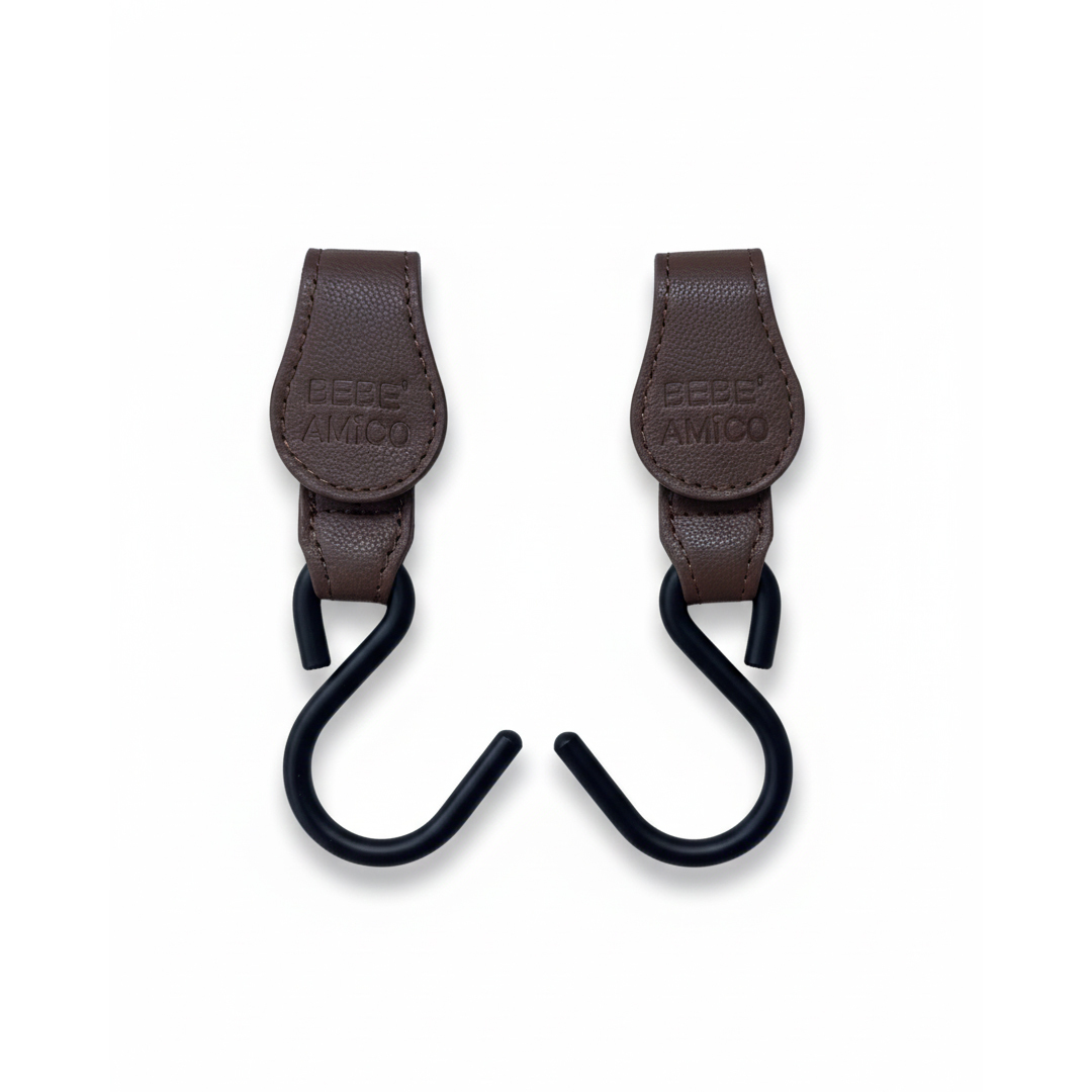 Bebe Amico Universal Leather Stroller Hooks