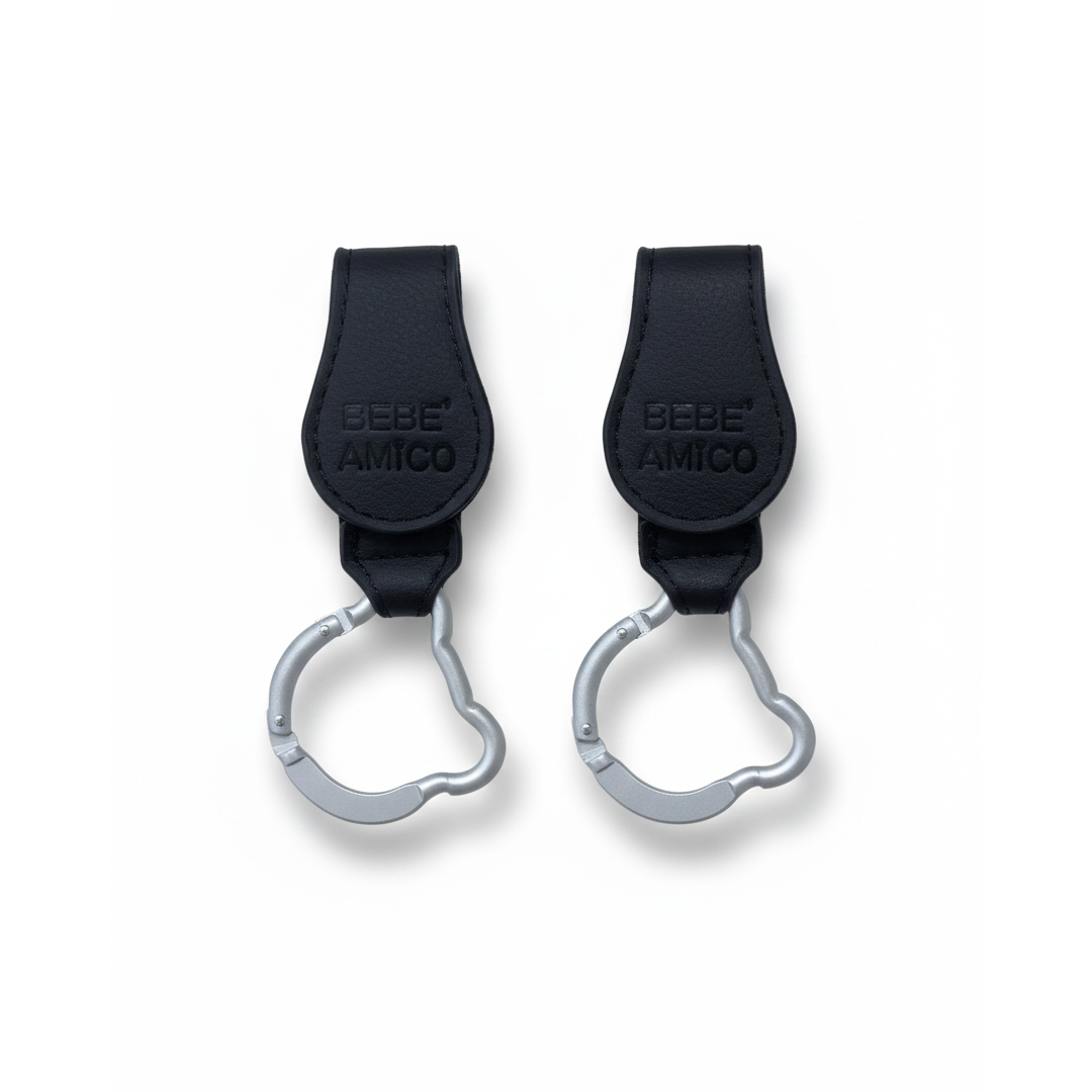 Bebe Amico Universal Leather Stroller Hooks