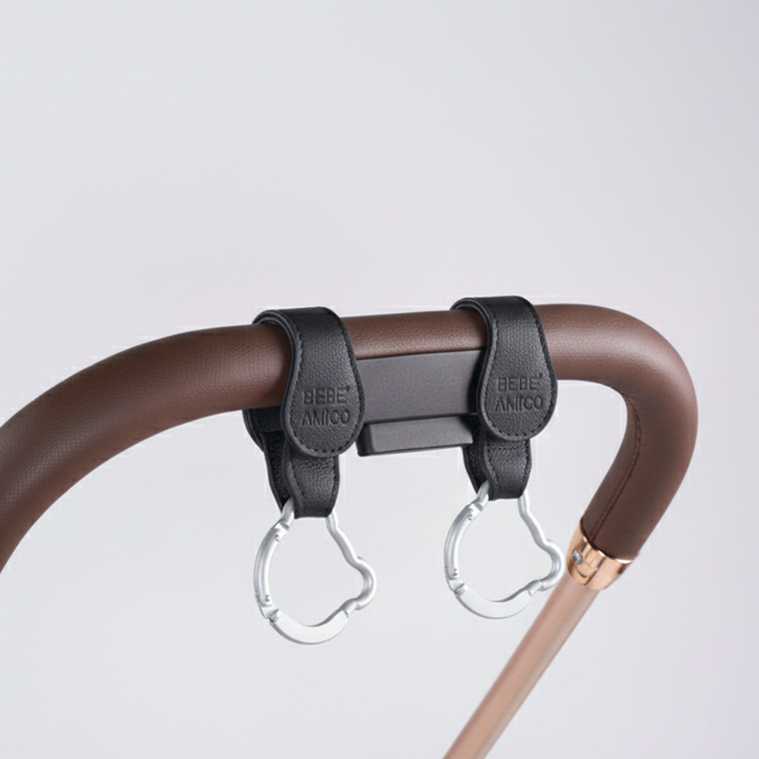 Bebe Amico Universal Leather Stroller Hooks