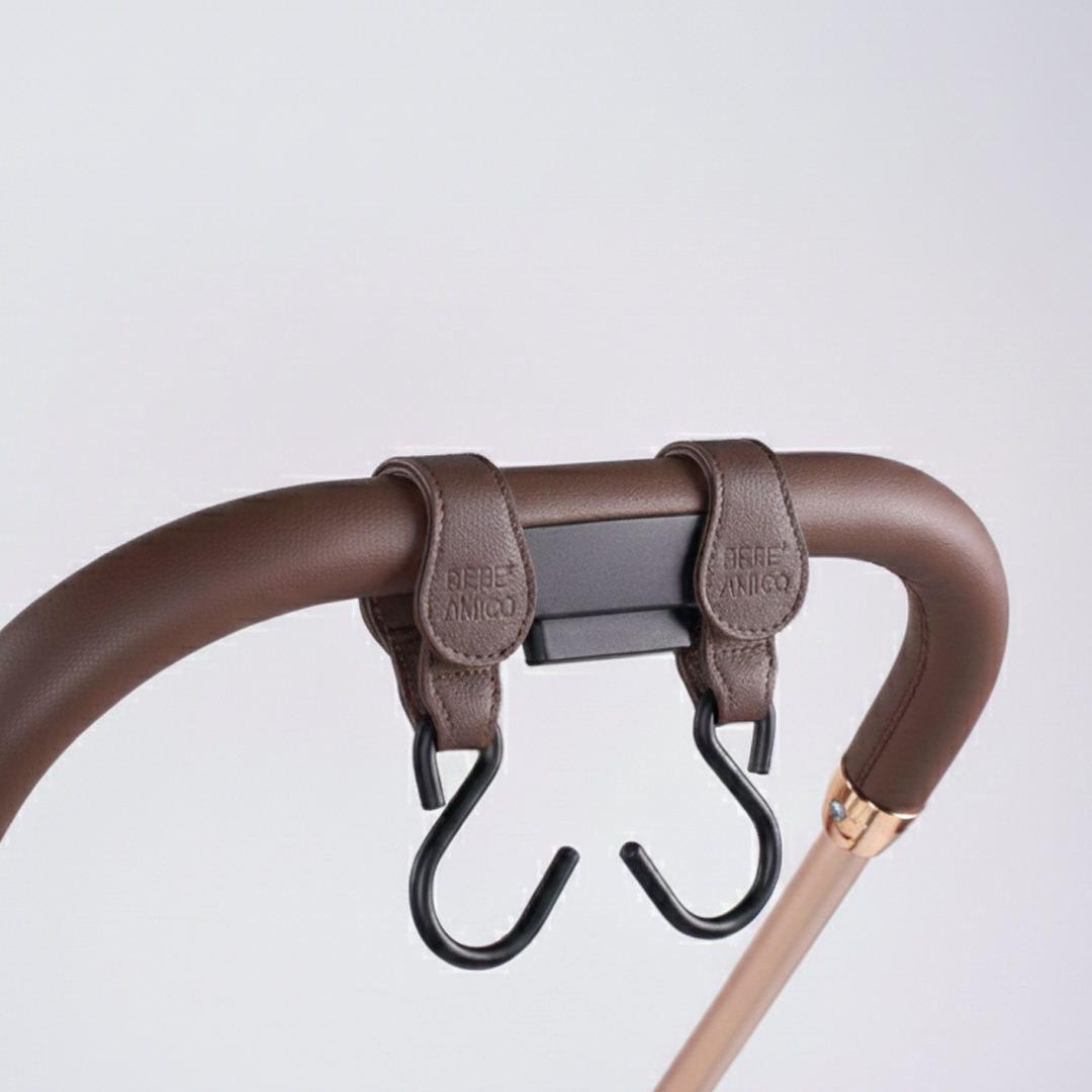 Bebe Amico Universal Leather Stroller Hooks