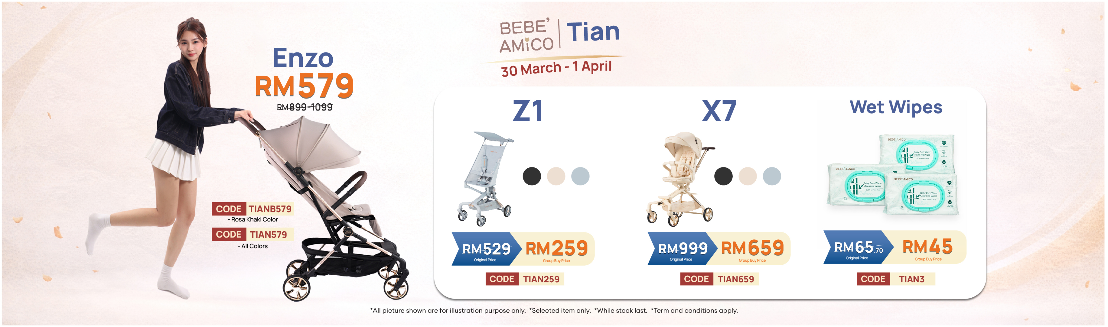 Bebe Amico x Tian Group Buy