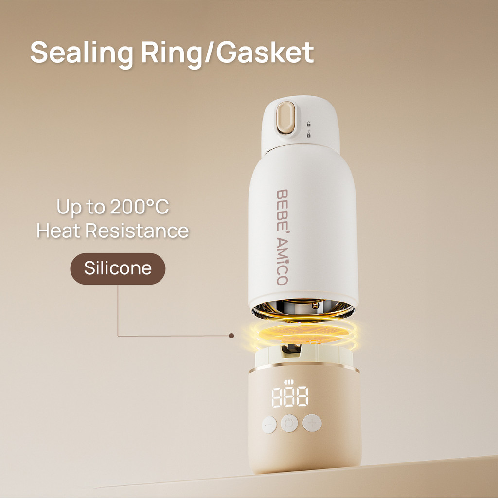 [Bundle Set] Smart 4-in-1 Bottle Washing Machine & Portable Water Warmer 350ml Combo Set