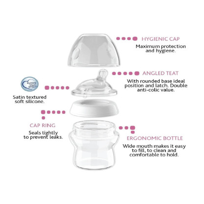 (Bundle Set) Bebe Amico Official Store Smart 4-in-1 Bottle Washing Machine & Natural Feeling PP Feeding Essentials Set