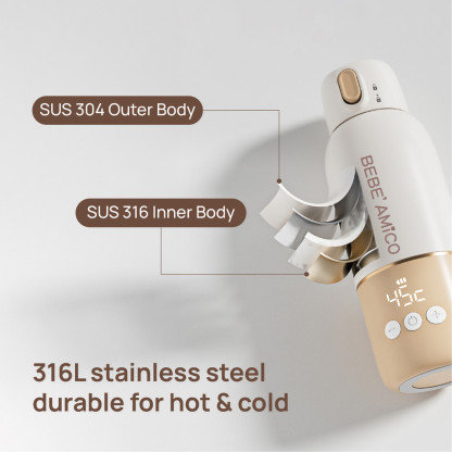 [Bundle Set] Smart 4-in-1 Bottle Washing Machine & Portable Water Warmer 350ml Combo Set