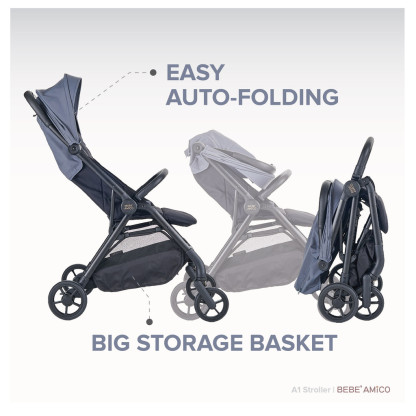 A1 Auto Folding Stroller
