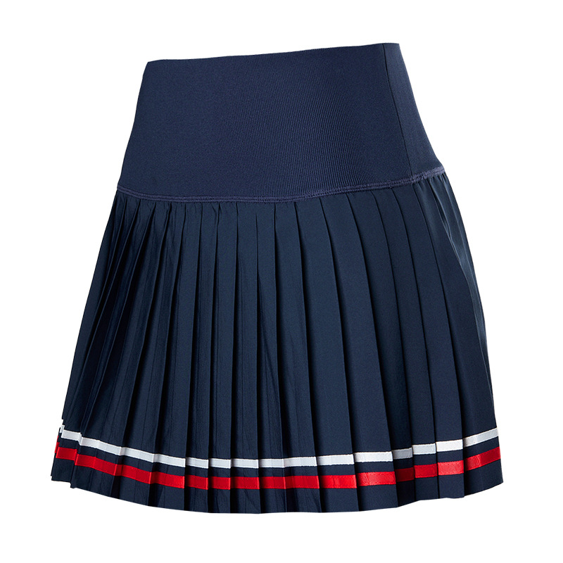 Quick-drying, Anti-shine, A-line fashion pleated tennis skirt