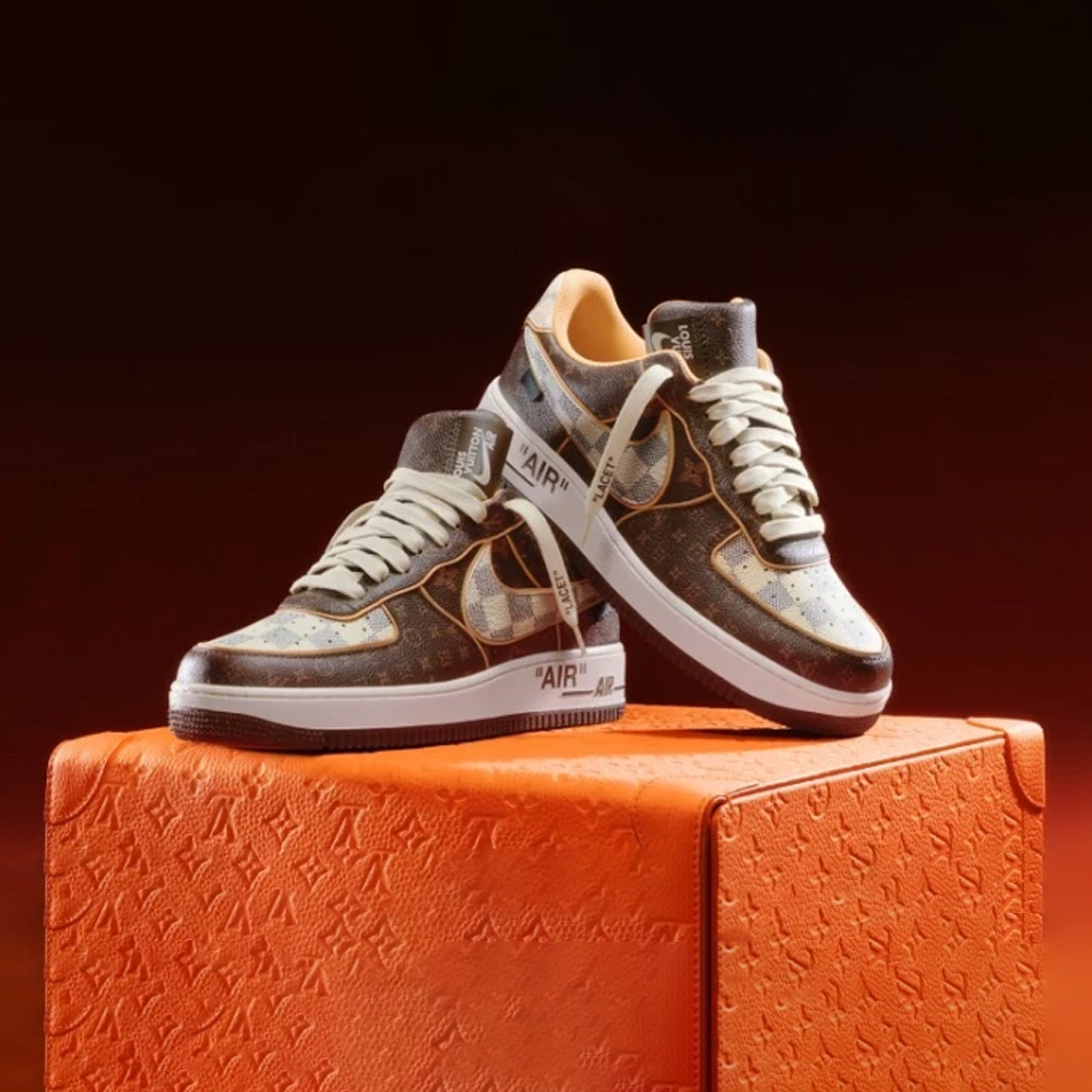 ルイ・ヴィトン x ナイキ エアフォース 1 バイ ヴァージル・アブロー スニーカー