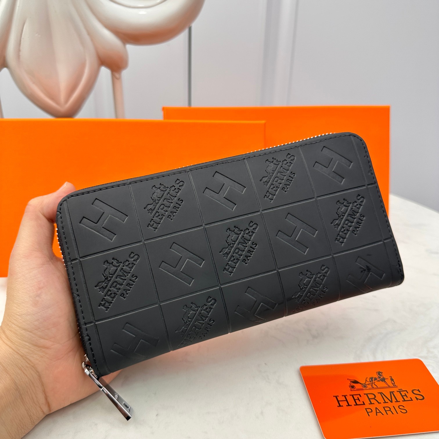 エルメス「Hermès」ジップアラウンドウォレット