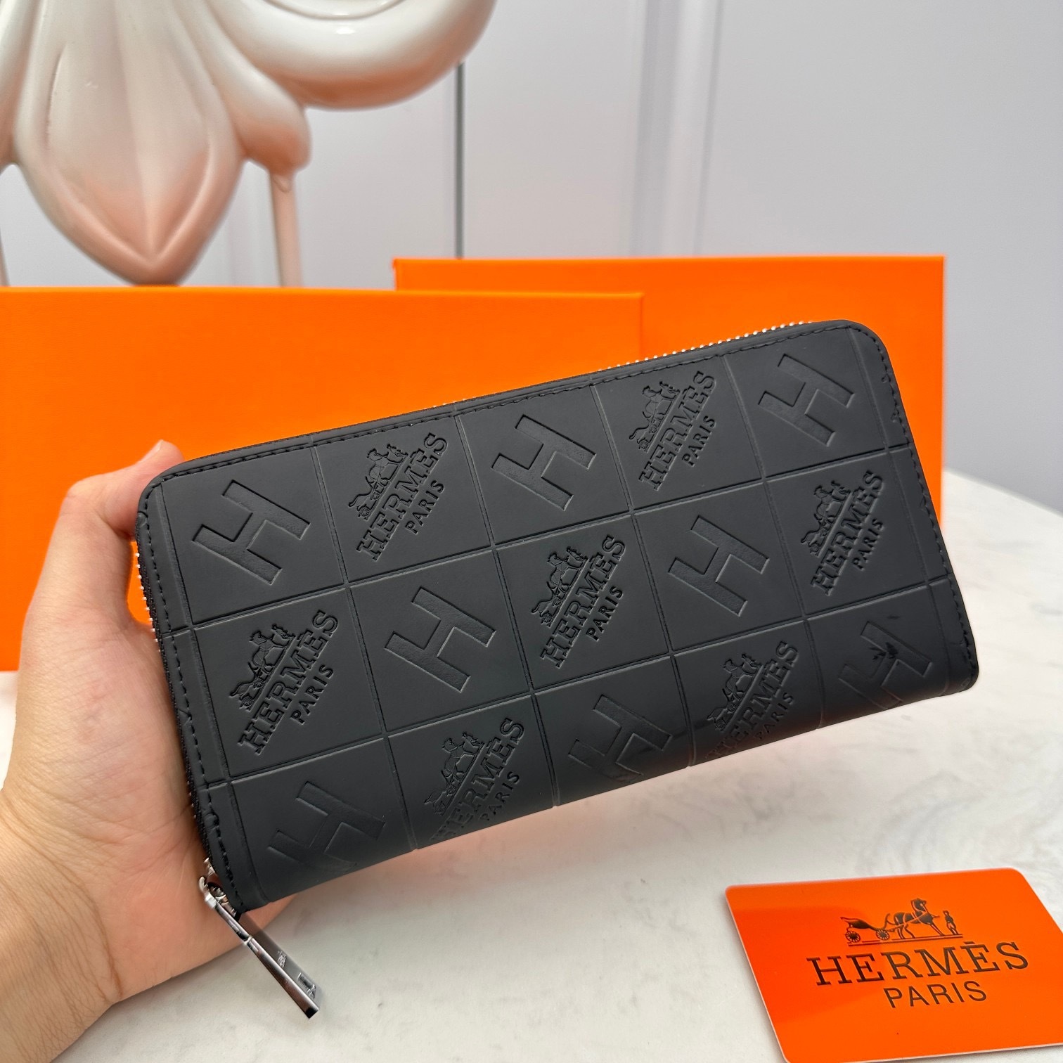 エルメス「Hermès」ジップアラウンドウォレット