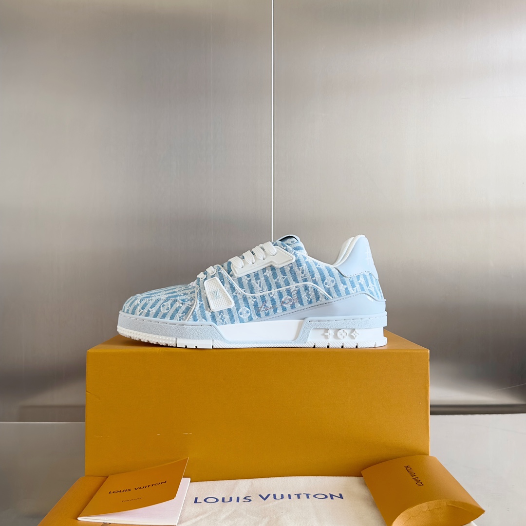 LOUIS VUITTON SKATE シリーズ 23SS の新作トレーナースニーカー（スケートシューズ） カップル用