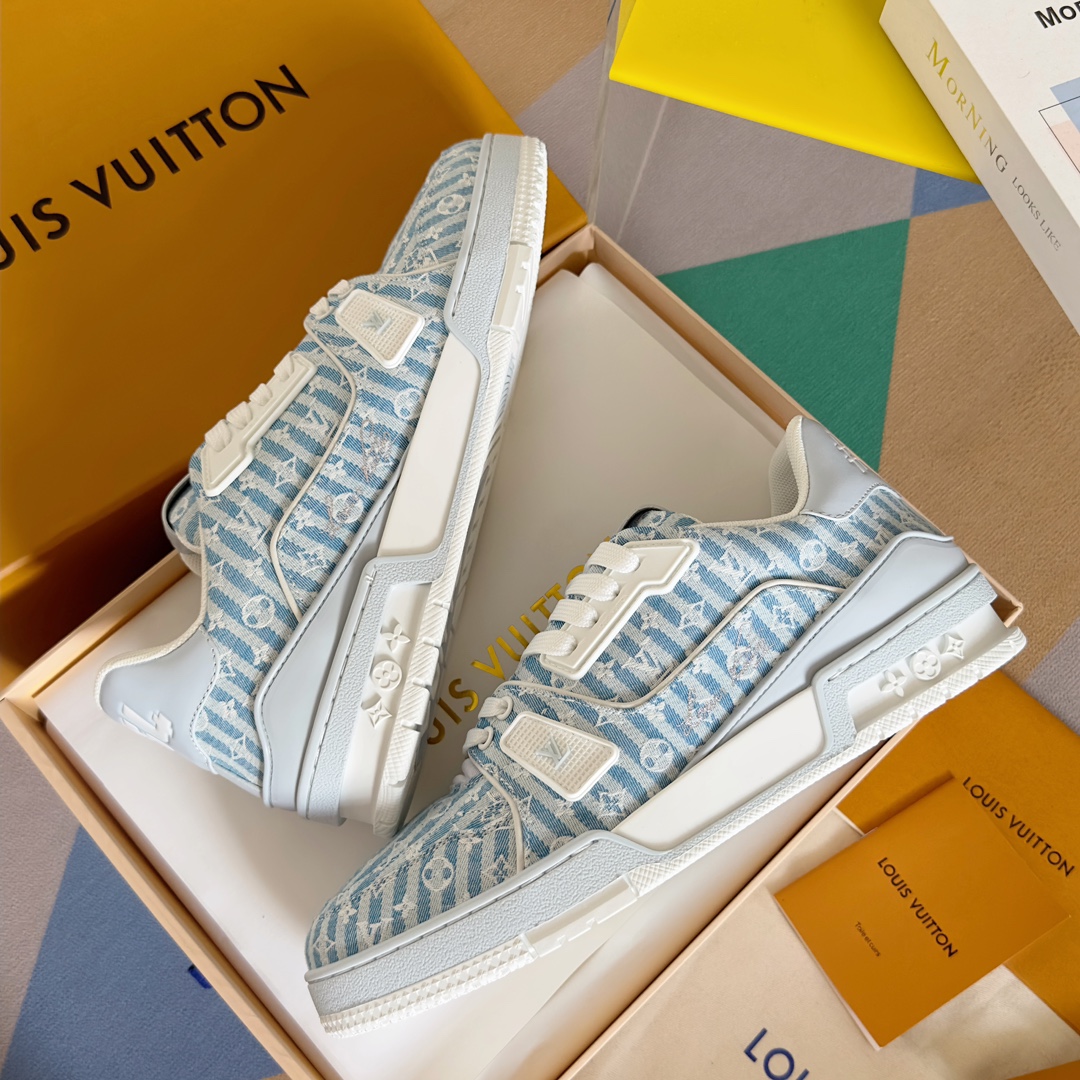 LOUIS VUITTON SKATE シリーズ 23SS の新作トレーナースニーカー（スケートシューズ） カップル用