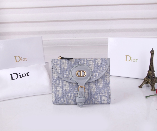ディオール「Dior」Oblique 帆布ショートウォレット 限定デザイン