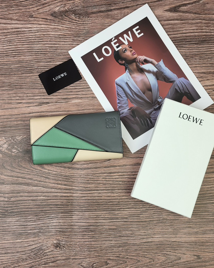 ロエベ「LOEWE」アナグラム コンティネンタル ウォレット 5色
