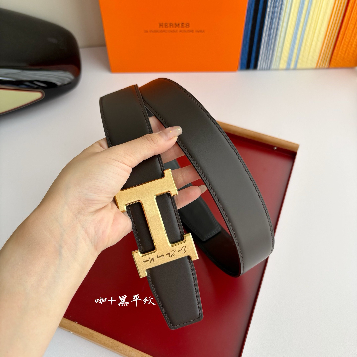 【限定入荷】Hermès フレンチ紳士ベルト「全長約 100cm」