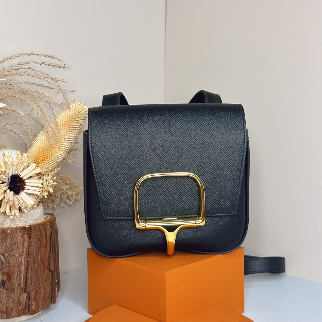 【厳選新入荷】エルメス Della Cavalleria Mini サドル金具クロスボディバッグ「乗馬モチーフ本革ショルダー」