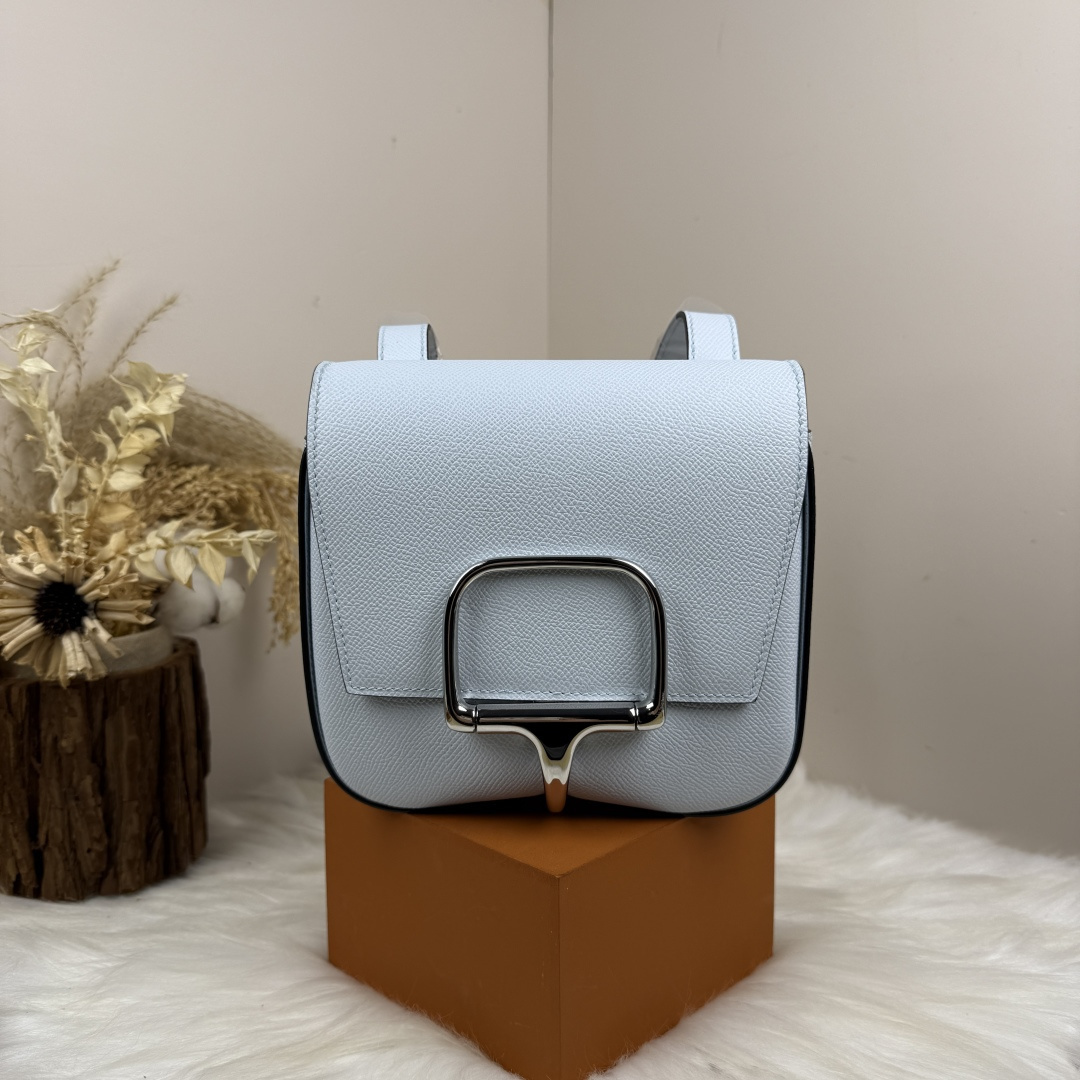 【厳選新入荷】エルメス Della Cavalleria Mini サドル金具クロスボディバッグ「乗馬モチーフ本革ショルダー」