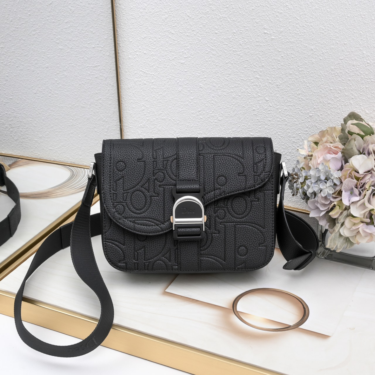【大人気逸品】 ディオール  サドル フラップメッセンジャー「Heritage」