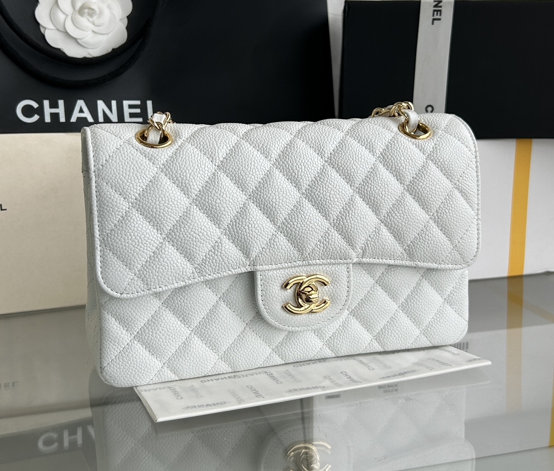 シャネル「Chanel」 Classic Flap レザー 菱格紋 ショルダーバッグ