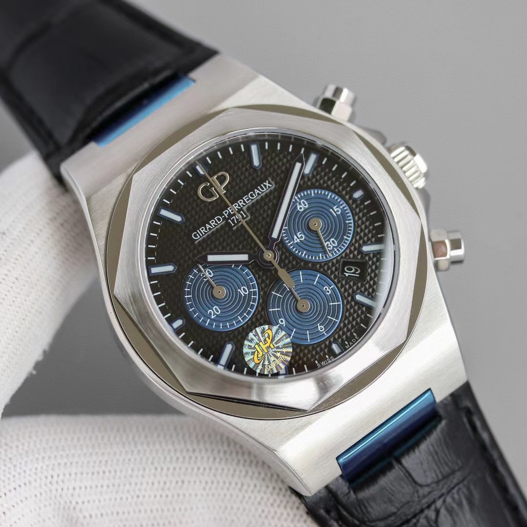 ジラール・ペルゴ「Girard-Perregaux」ラウレアート クロノグラフ 腕時計42MM