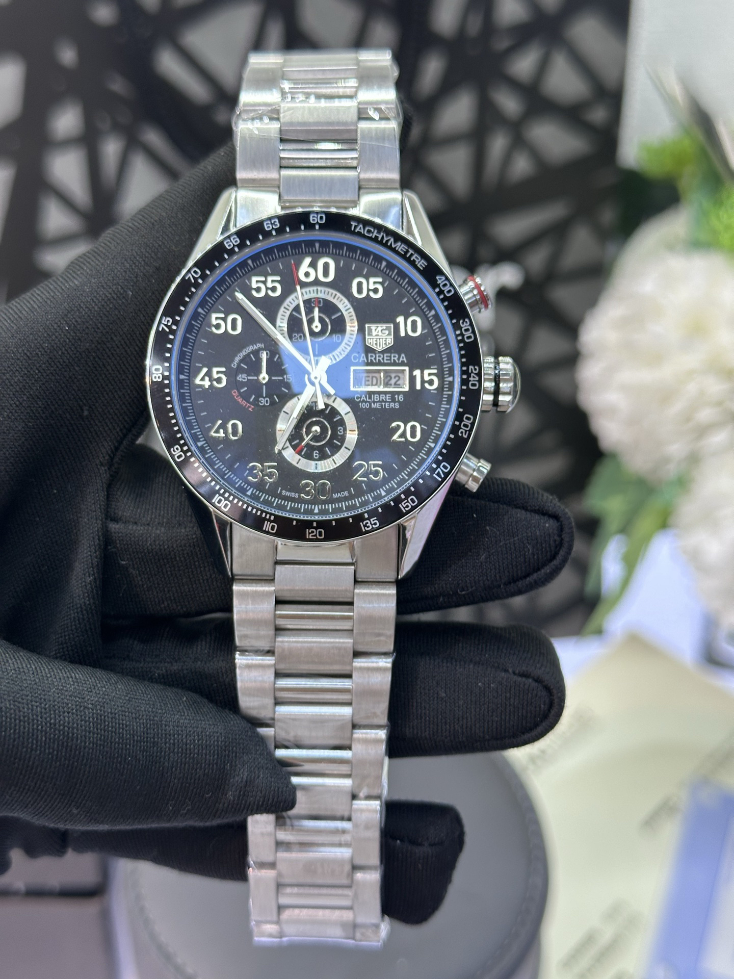 タグ・ホイヤー「TAG Heuer」クロノグラフ メンズウォッチ40MM