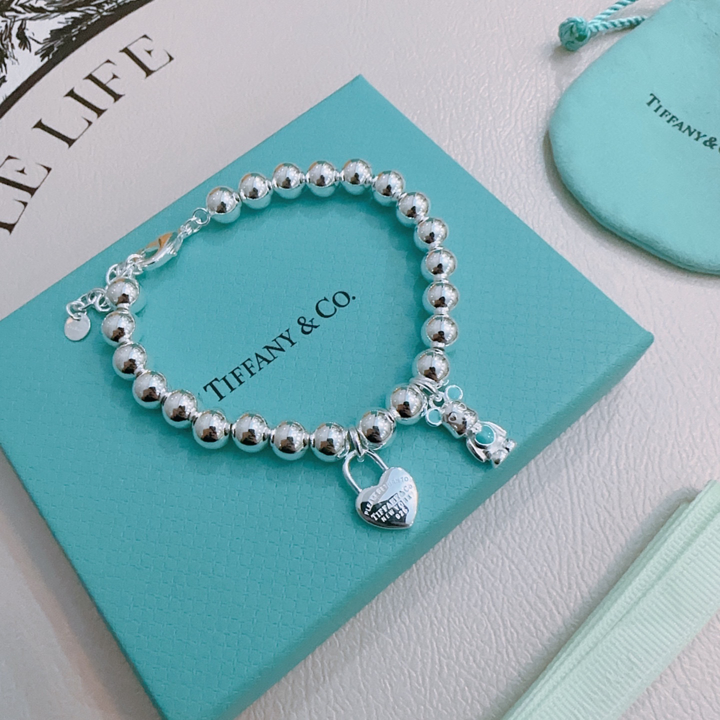【匿名配送】Tiffany & Co.ティファニー　ブレスレット　❤︎ 楽天市場】Tiffany.co ティファニー ブレスレット レディース用
