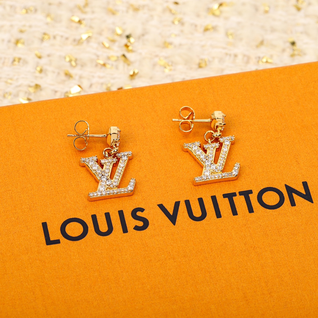 ルイ・ヴィトン「Louis Vuitton」 Idylle Blossom ピンクダイヤモンド・イヤリング（イヤリング）