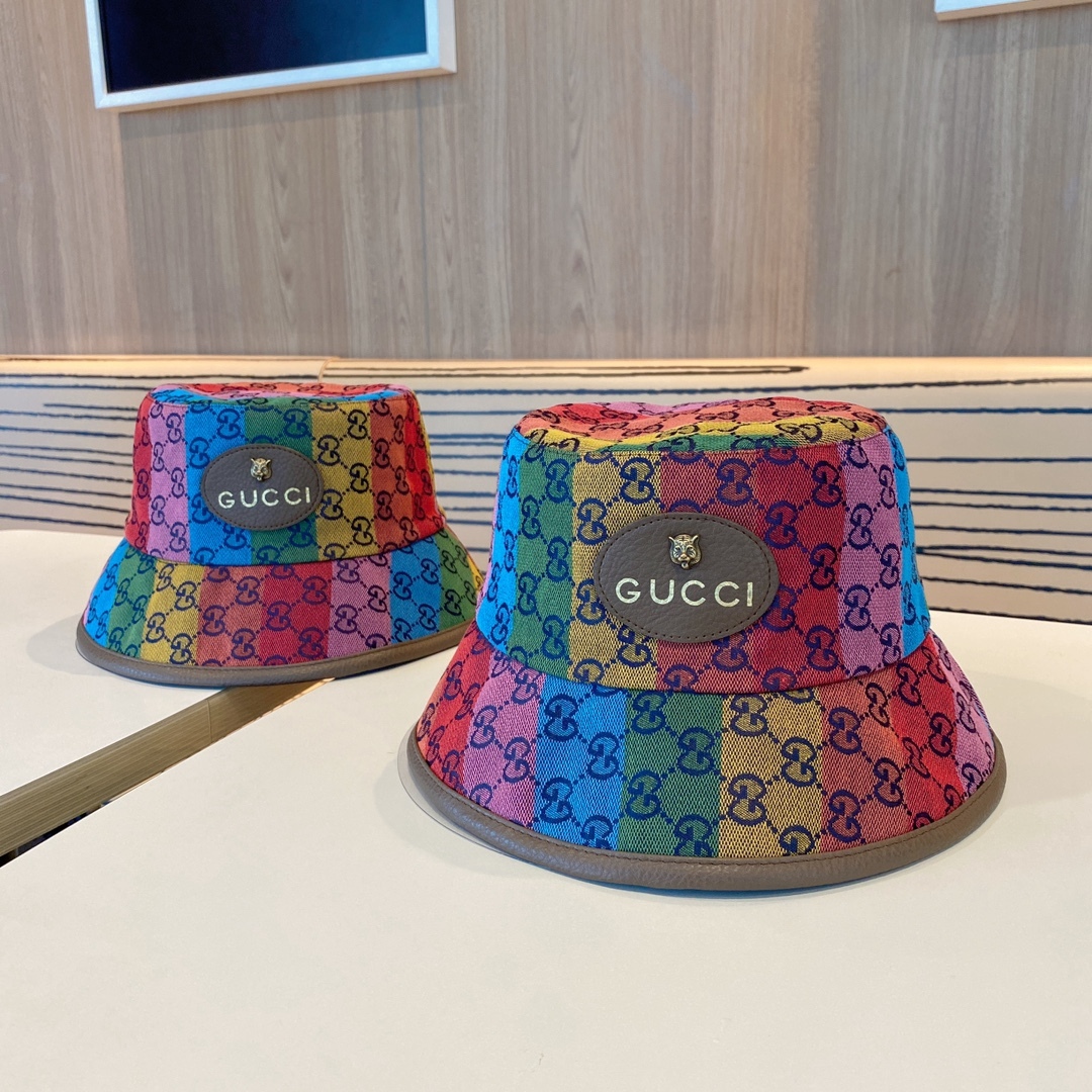 グッチ「Gucci」韓国スタイル ニューイングリッシュスポーツ 漁師帽