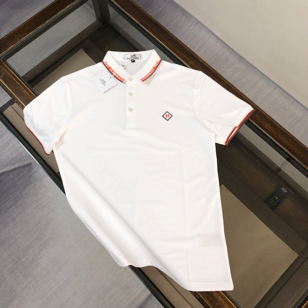 エルメス「Hermès」2025 春夏コレクション メンズ コットンTシャツ