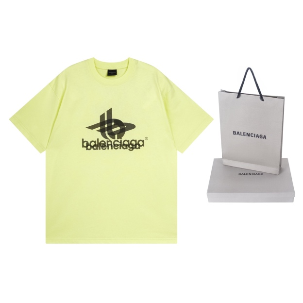 バレンシアガ「Balenciaga」2024ファントムダブルロゴプリントTシャツ