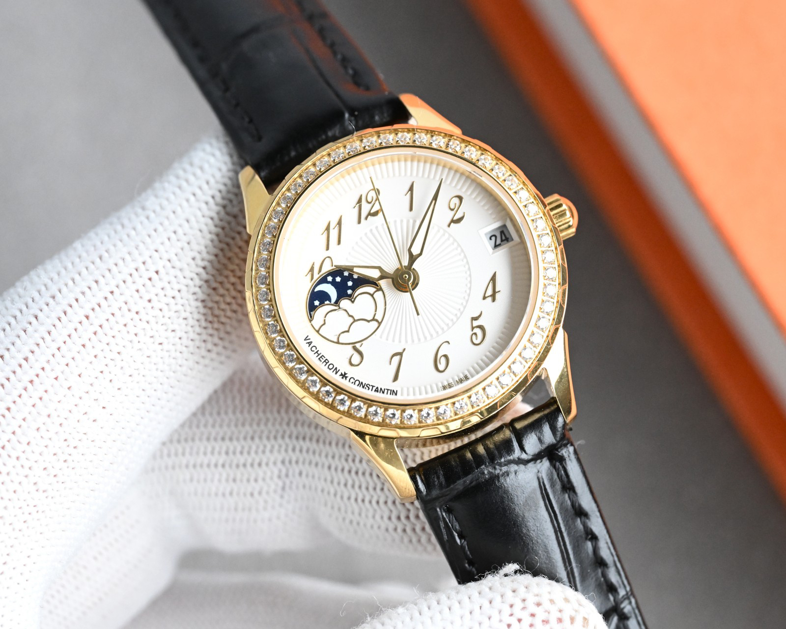 ヴァシュロン・コンスタンタン［Vacheron Constantin］フルール・デュ・ジャルダン レディースジュエリーウォッチ33MM