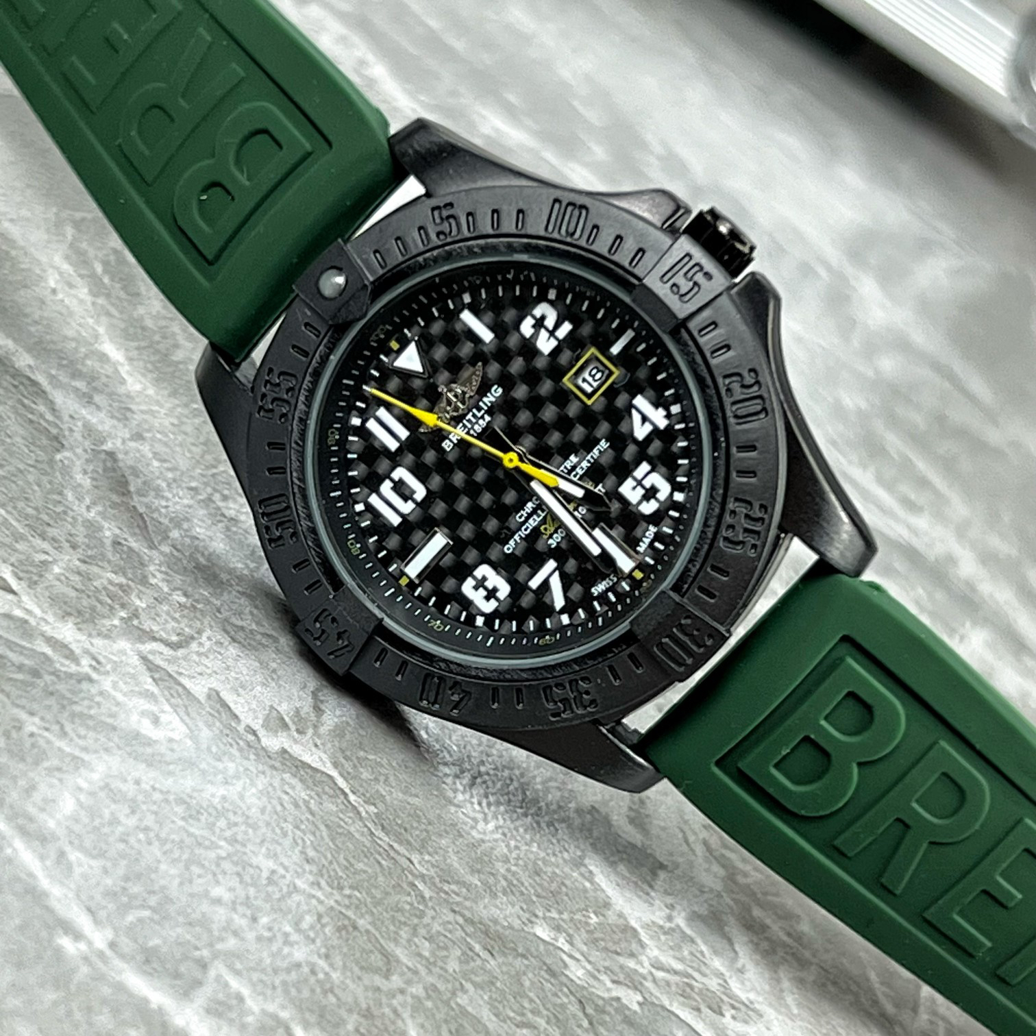 ブライトリング［Breitling］イエローポインターカレンダー クォーツ41 mm腕時計